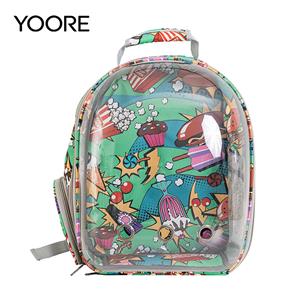 All-Round Ventilated Transparent Cat Backpack – Multi Pattern Outdoor Pet Carrier Bag