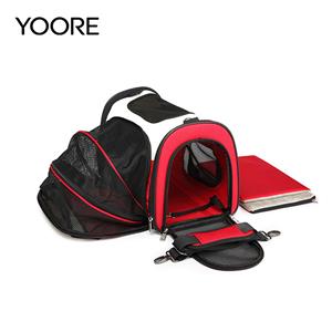 Expandable Soft Pet Carrier Bag – Breathable Mesh Collapsible Cat & Small Dog Travel Tote