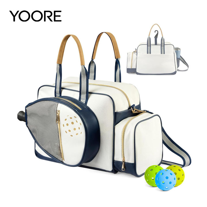 Pickleball Carry Tote Bag, Versatile Pickleball Gear Bag with Adjustable Shoulder Strap