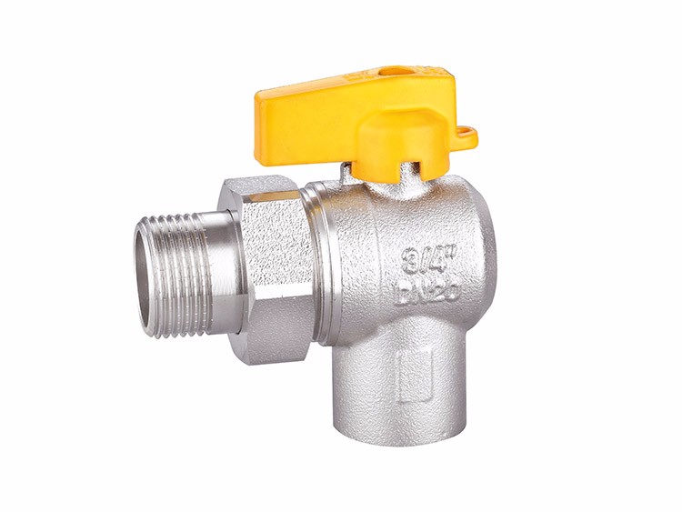 Angeled Ball Valve For Gas