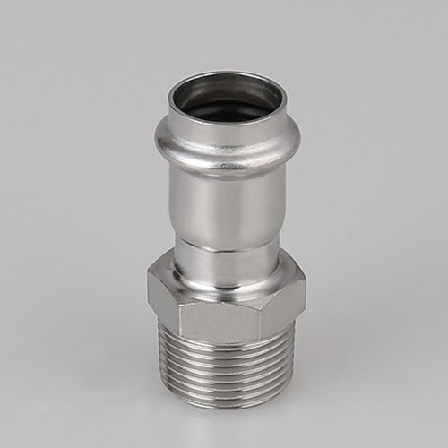 National Standard Dual-clamp Male Thread Direct Connector