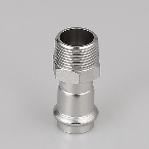 National Standard Dual-clamp Male Thread Direct Connector