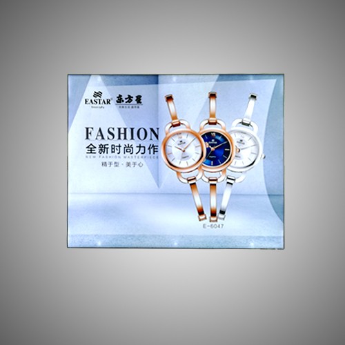 Supply Led Backlit Frameless Frame Advertising Light Box Factory