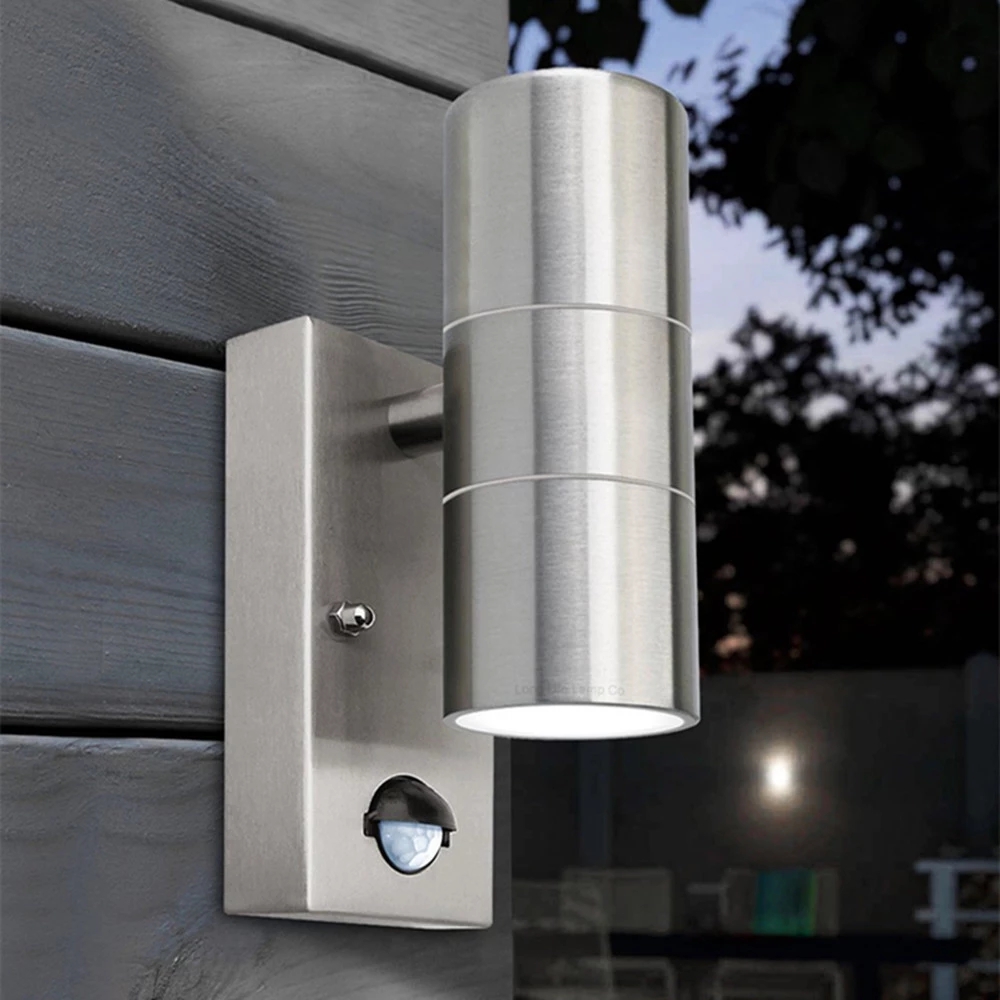 Stainless wall lights motion sensor light