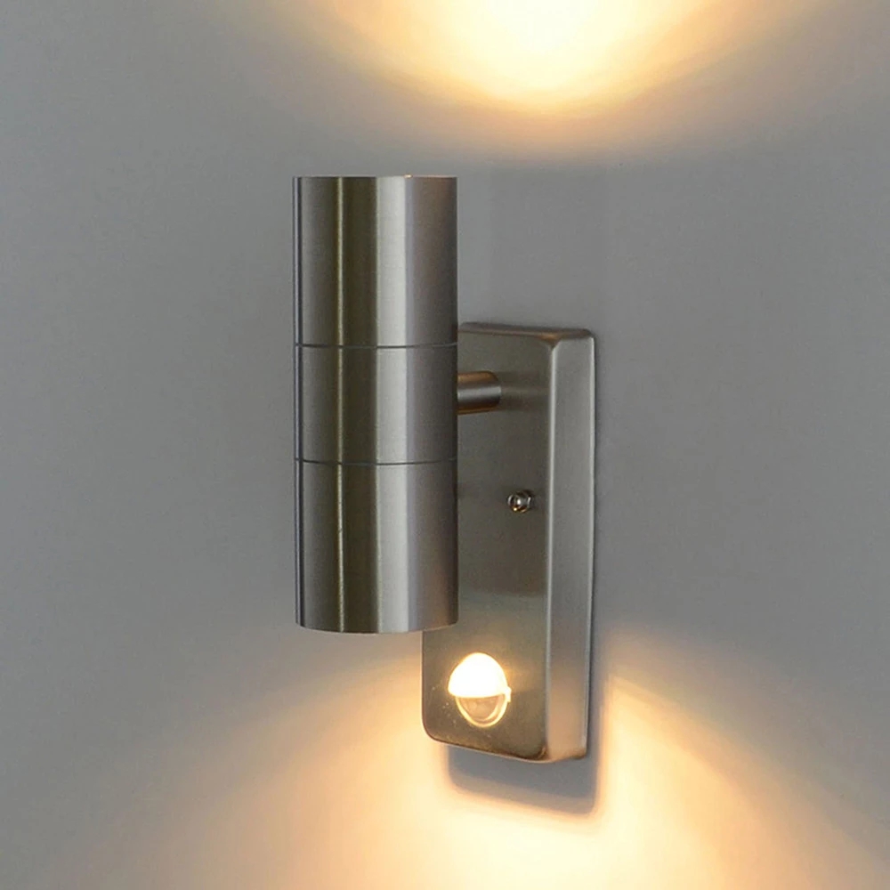 Stainless wall lights motion sensor light