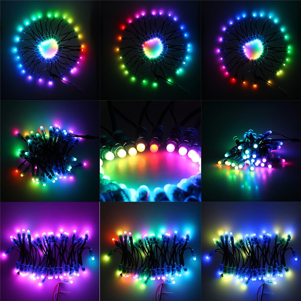 guirlande lumineuse led adressable numérique ws2811 pixels