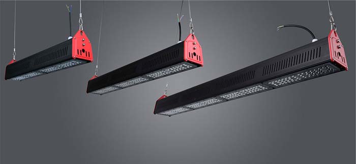 luz led linear alta