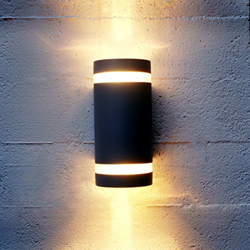 luz de parede externa led para baixo