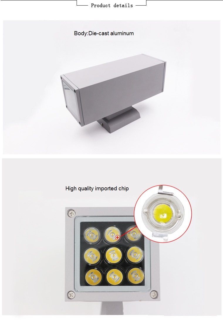 LED-Wandleuchte für den Außenbereich