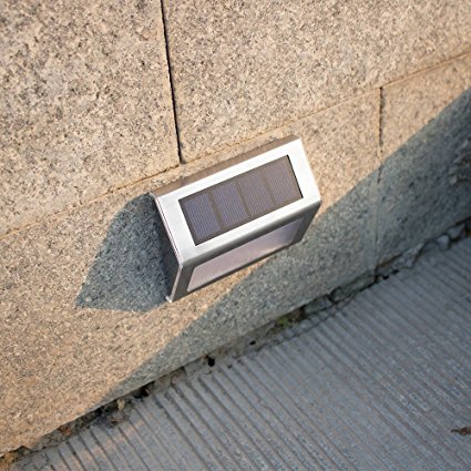 sensor de luz de pared led solar