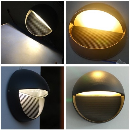 Round wall light