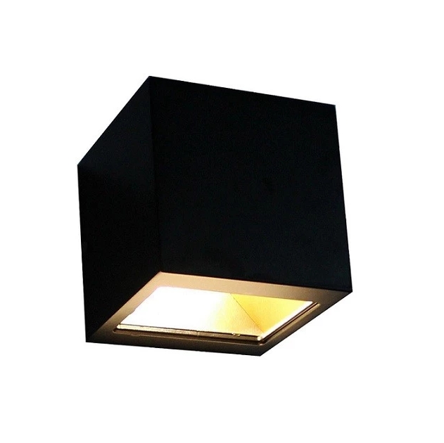 Narrow up wide down led indoor wall light