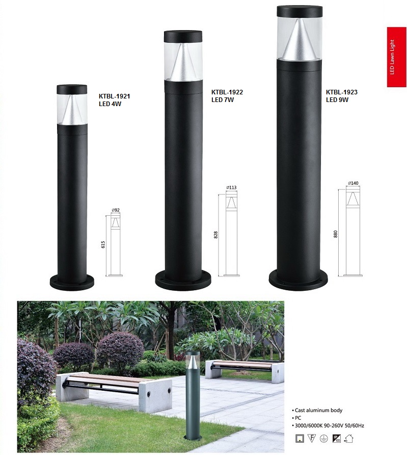 bollard ışık led