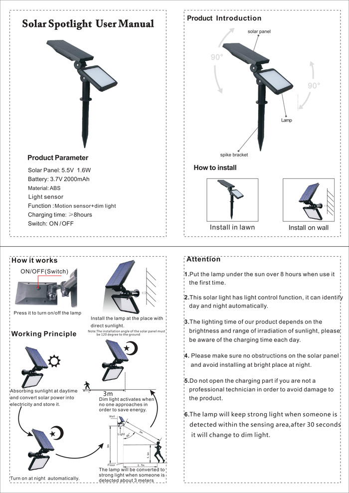 solar garden light