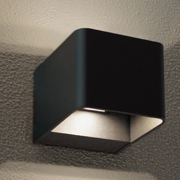 Outdoor up and down led wall light fixture