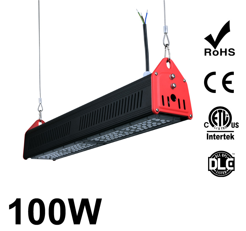 100W LED Linear High Bay Industrial Lighting