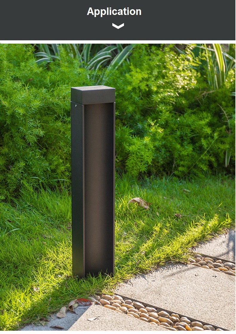 bollard light in led