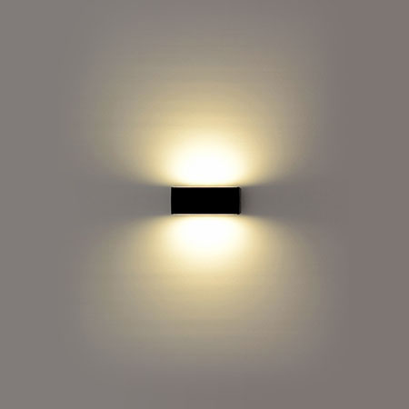 Modern exterior wall light