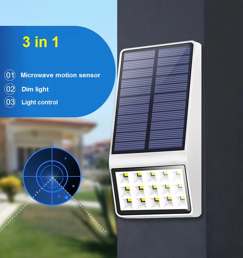 solar sensor wall light instructions