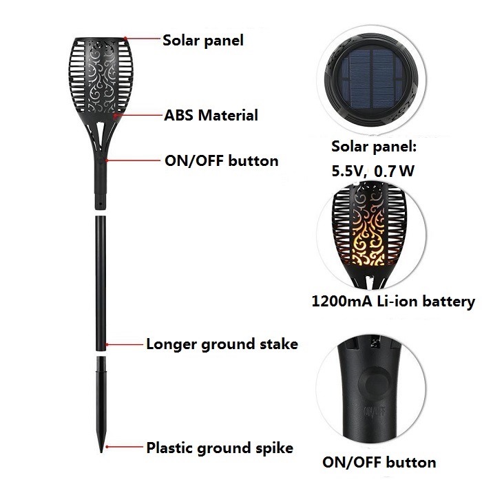 solar path torch light