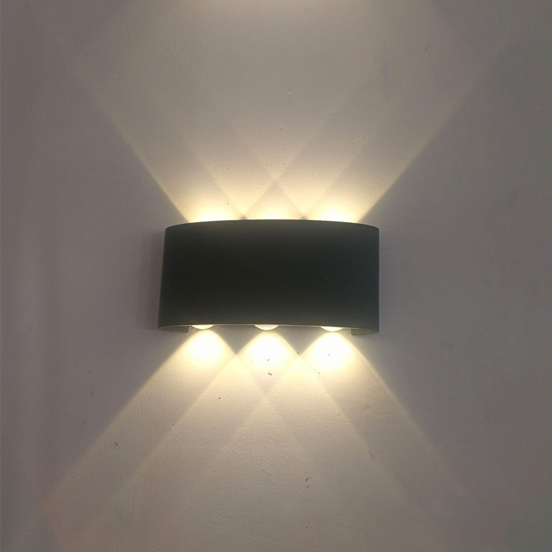 6W up down wall light outdoor ip65