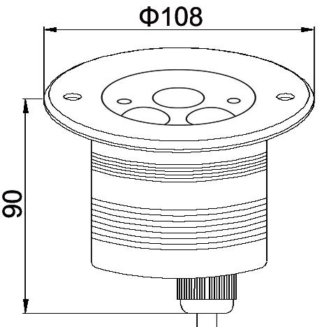 led inground light