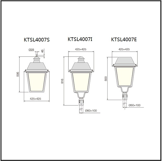 40W 60W 80W nice design LED garden light