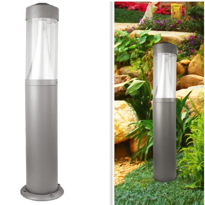 H100cm 8W IP65 bollard light for garden