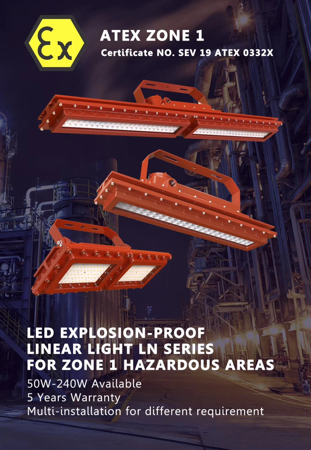 LED suspension linéaire