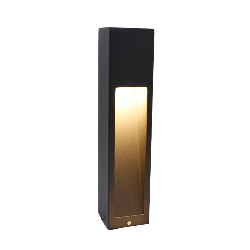 Square cylindrical led bollard light 10w