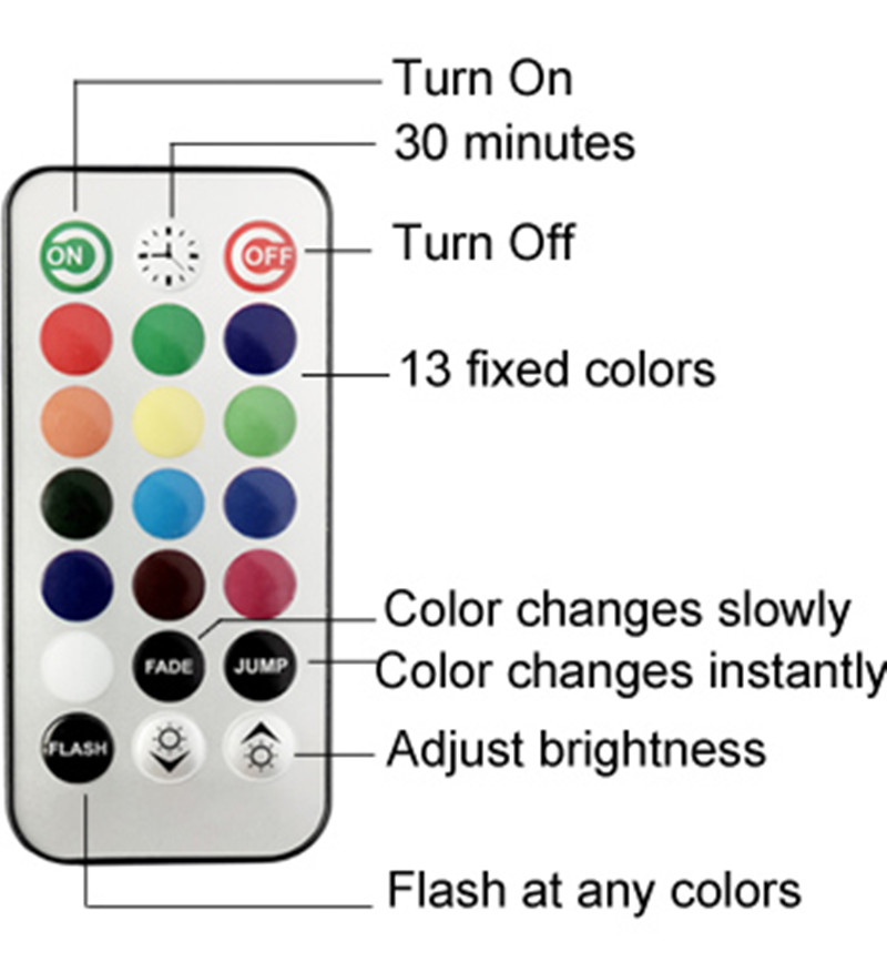 lámpara cuántica luz de pared led sensible al tacto