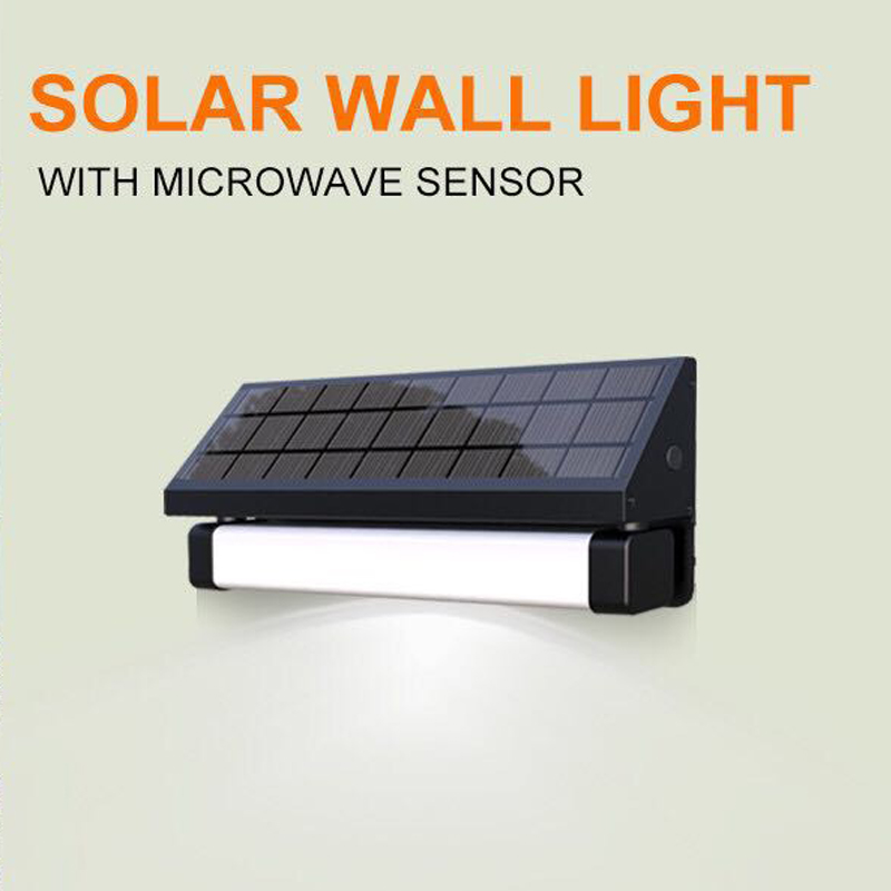 solar sensor wall light