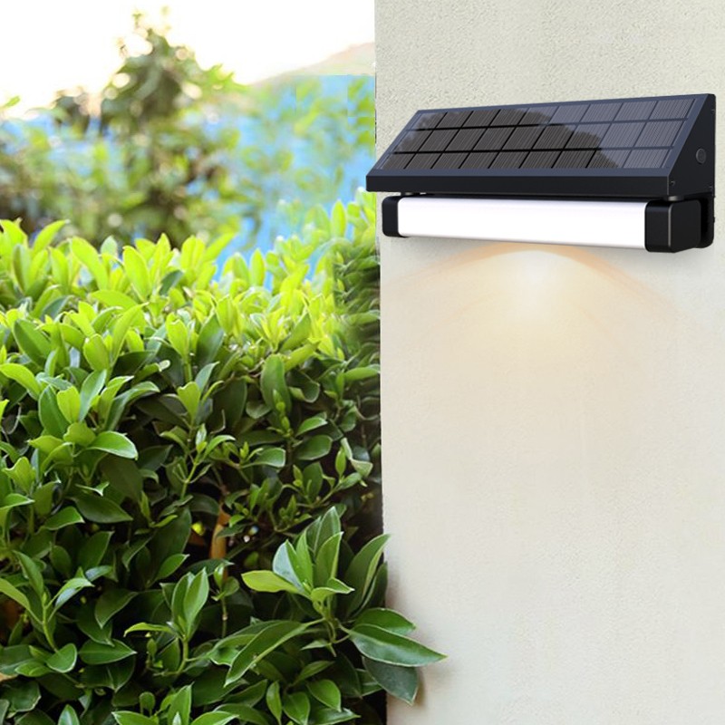 motion sensor solar wall light