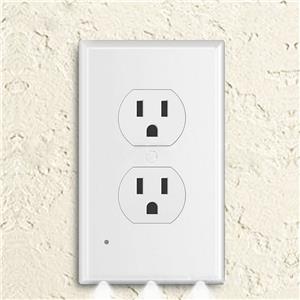 3 led wall plate with led night lights