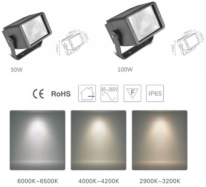 holofote led 50w