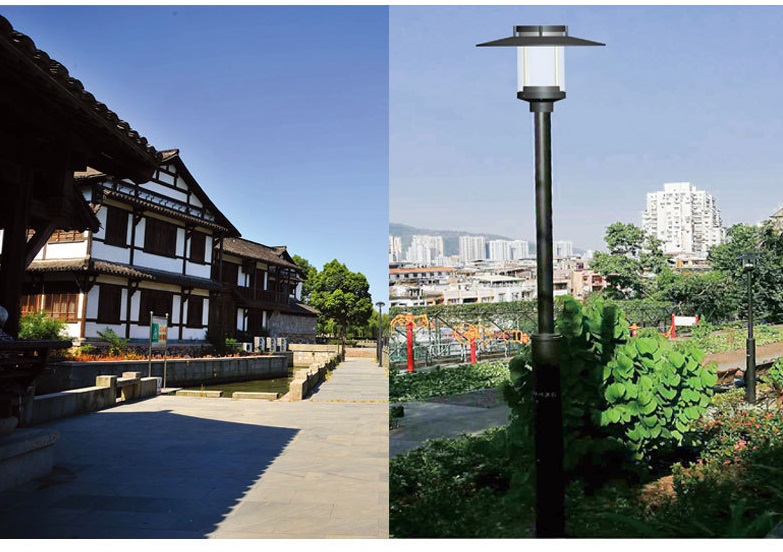 led garden umbrella