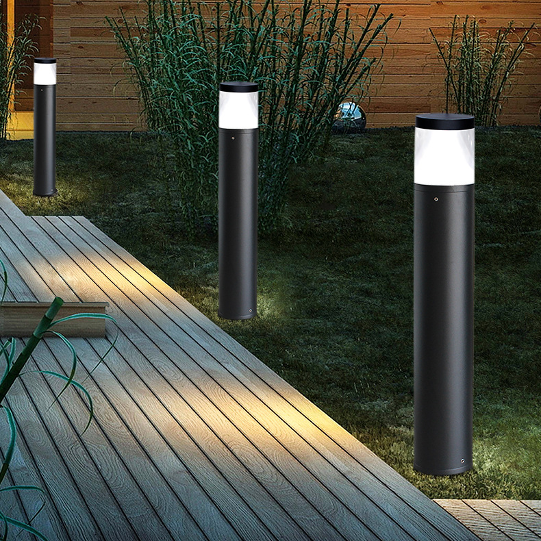 6W 9W 12W IP66 garden bollard light