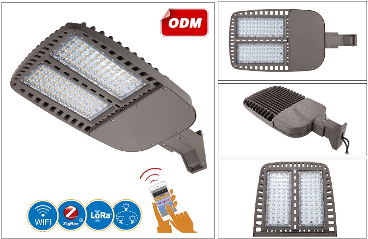 UL ETL DLC IP65 Shoe box street light 60W 300W