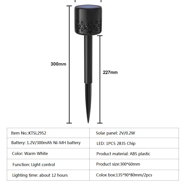 led solar light garden