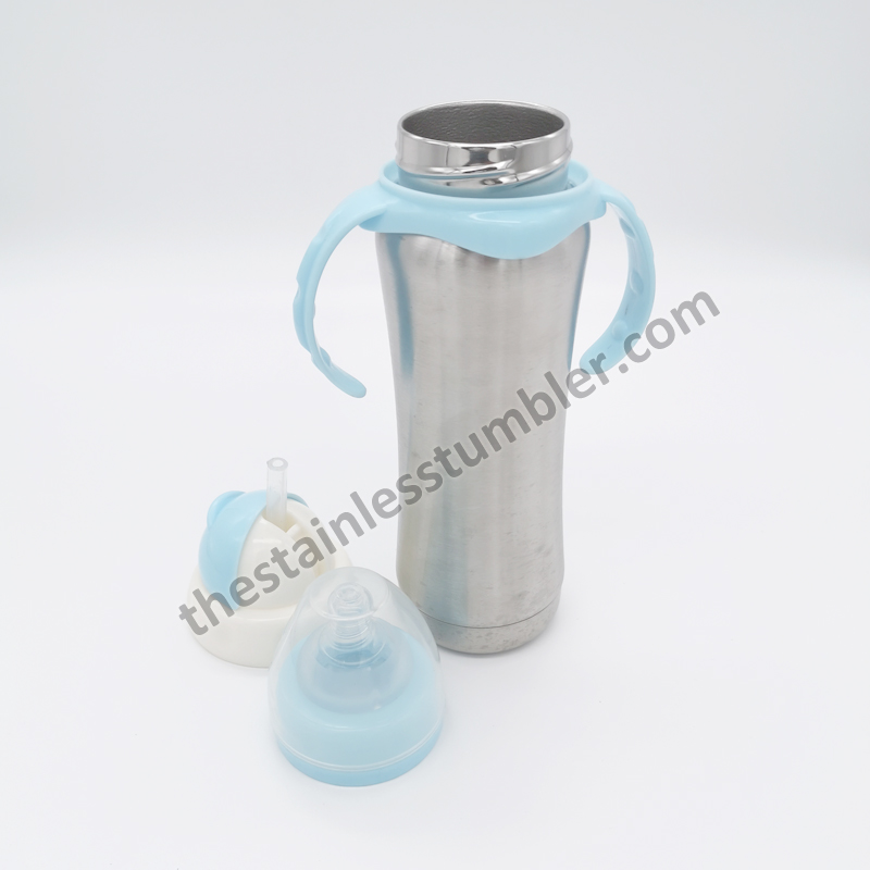 Best Pink Or Blue Stainless Steel 8oz Baby Feeding Water Bottle Price Manufacturers