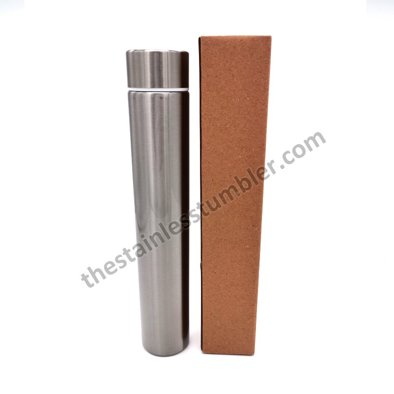 9oz Stainless Steel Insulated Skinny Slim Flask Bottle Skinny Tumbler