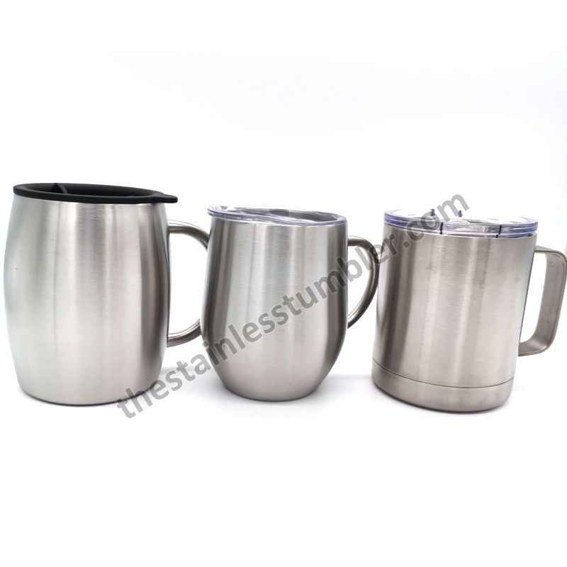 10oz stainless steel coffee mug