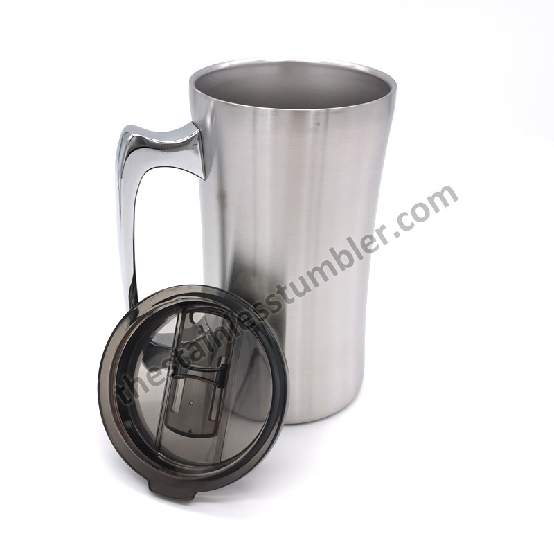 20oz 560ml Stainless Steel Beer Mug Beer Cup With Lid
