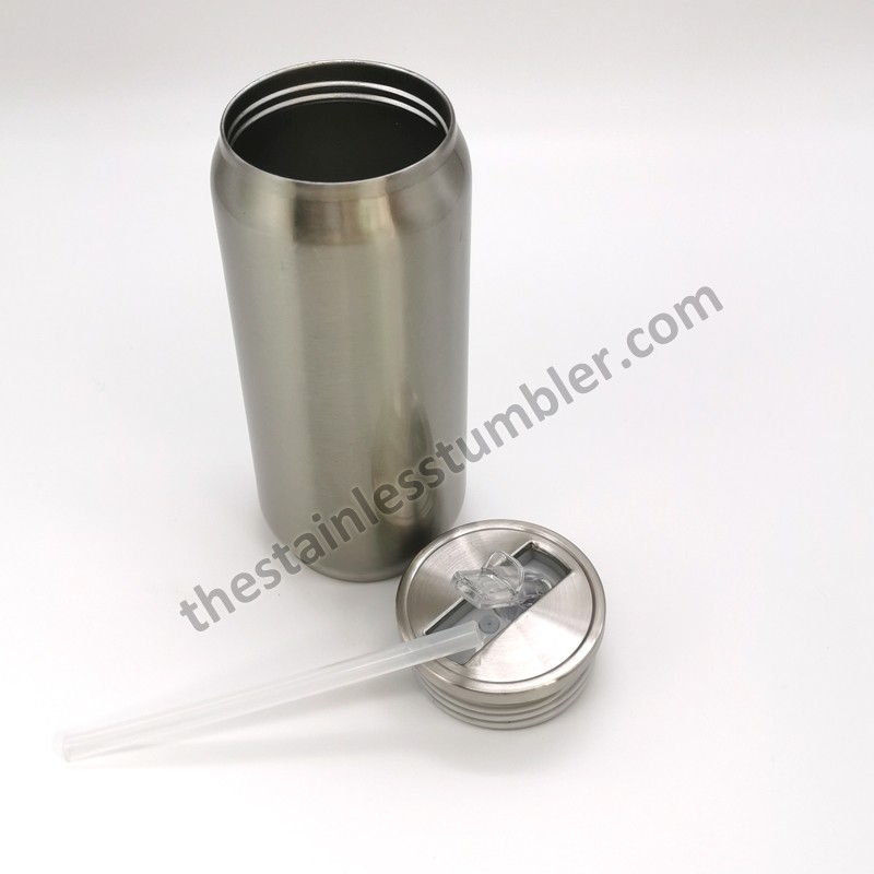 Double Wall Vacuum Insulated Stainless Steel 12oz Soda Can Tumbler