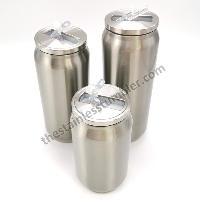 Double Wall Vacuum Insulated Stainless Steel 12oz Soda Can Tumbler