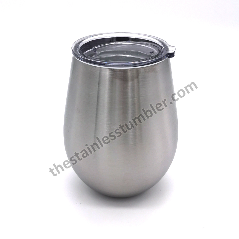 stainless steel 10oz egg shape cup