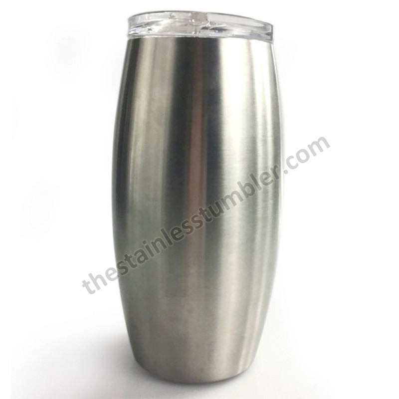 25oz Stainless Steel stemless wineglass Double Wall Wine Glass Insulated Tumbler Cup with Lid