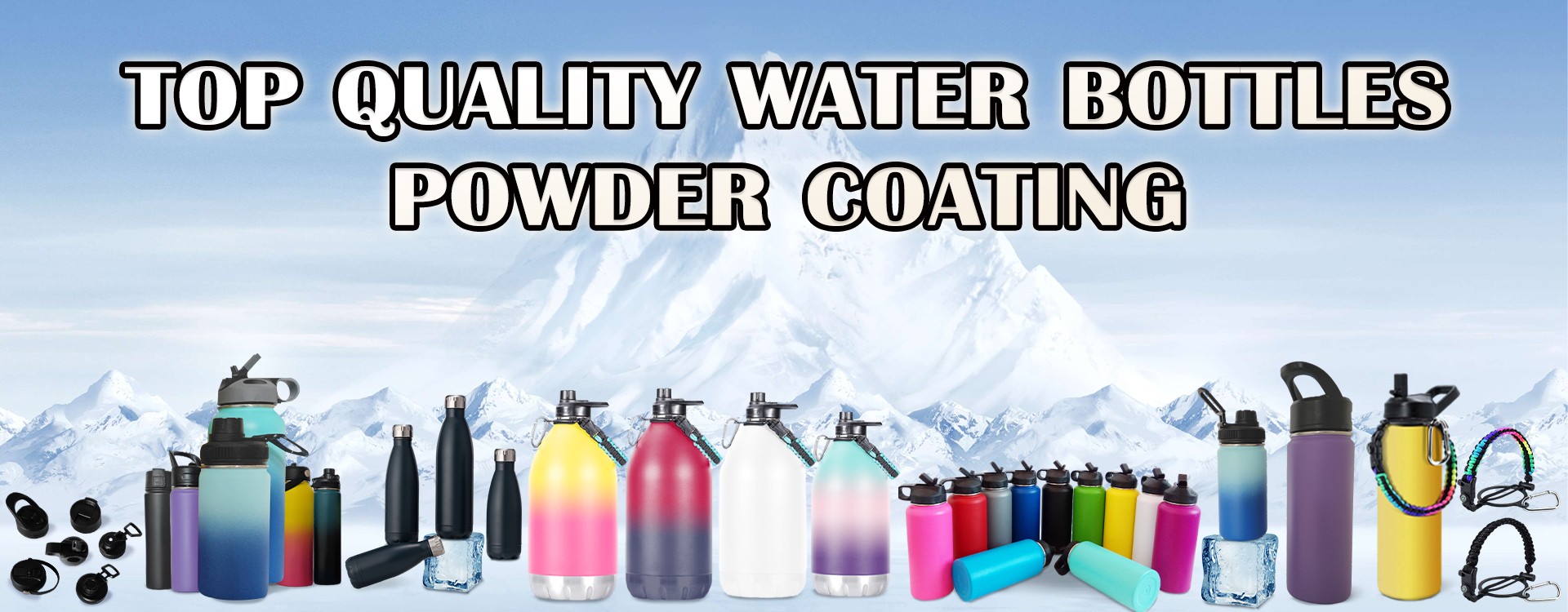 Stainless Steel Water Bottle Powder Coating