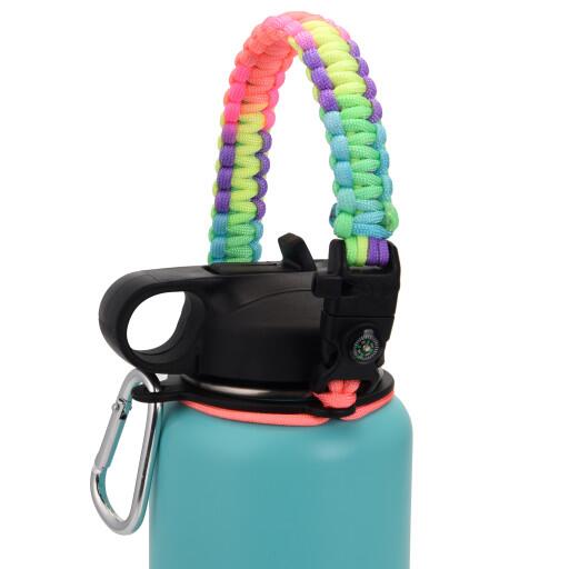 Mango de paracaídas para botella de agua para hacer que tu botella sea más conveniente.
