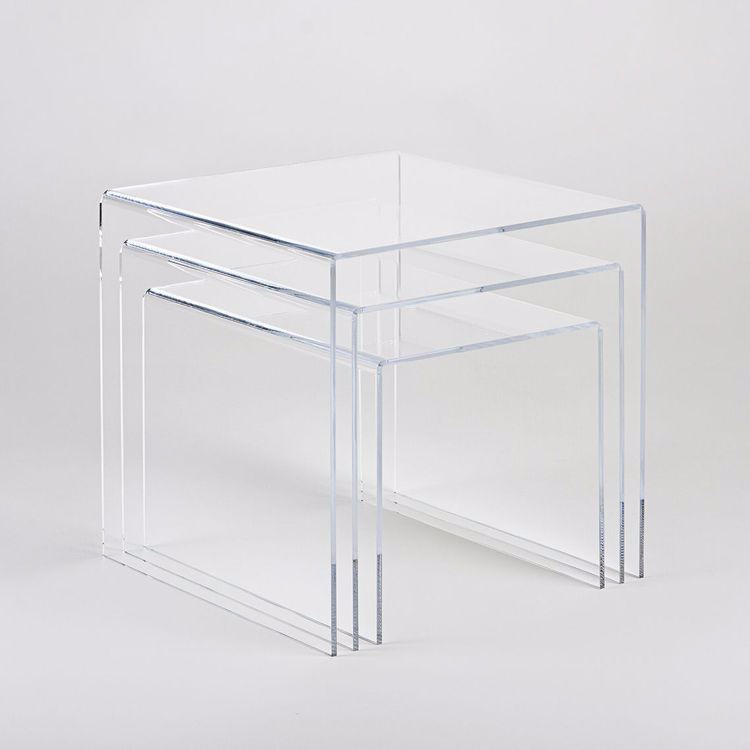 Acrylic Nesting End Table Set Manufacturers, Acrylic Nesting End Table Set Factory, Supply Acrylic Nesting End Table Set